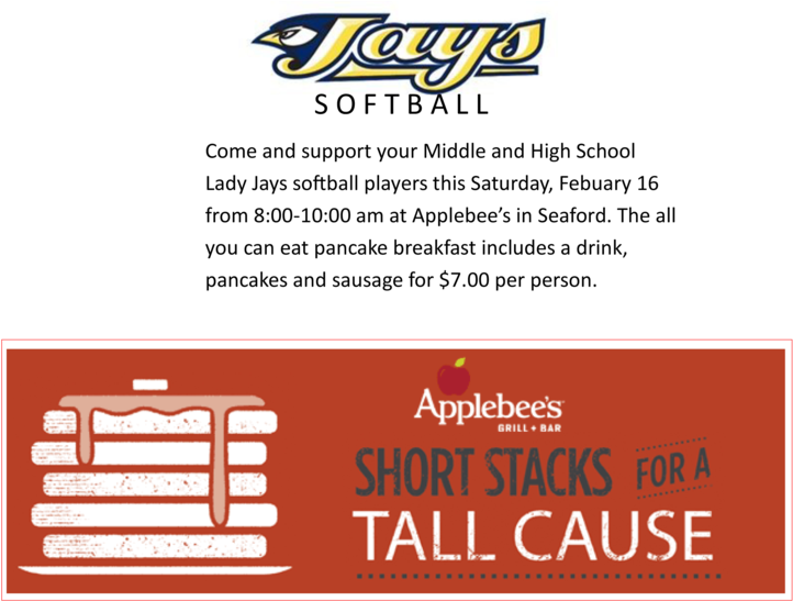 Pancake Fundraiser At Applebee's In Seaford - Poster (800x618), Png Download