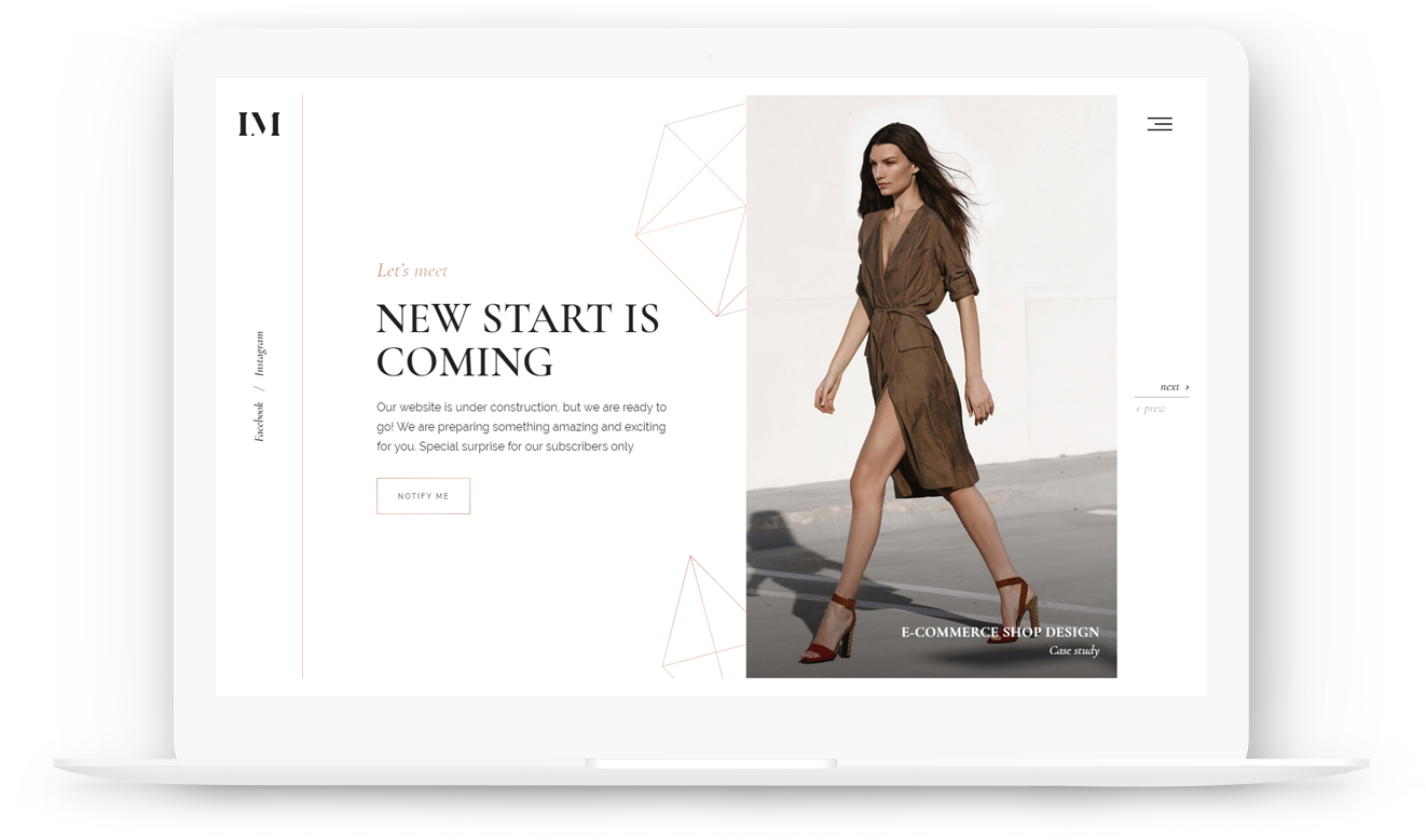 Classy Coming Soon And Landing Page Template - Display Advertising (1326x791), Png Download