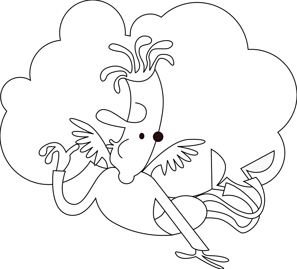 Angel Wings Black White Line Tweet 999px 146 - Cartoon (999x904), Png Download