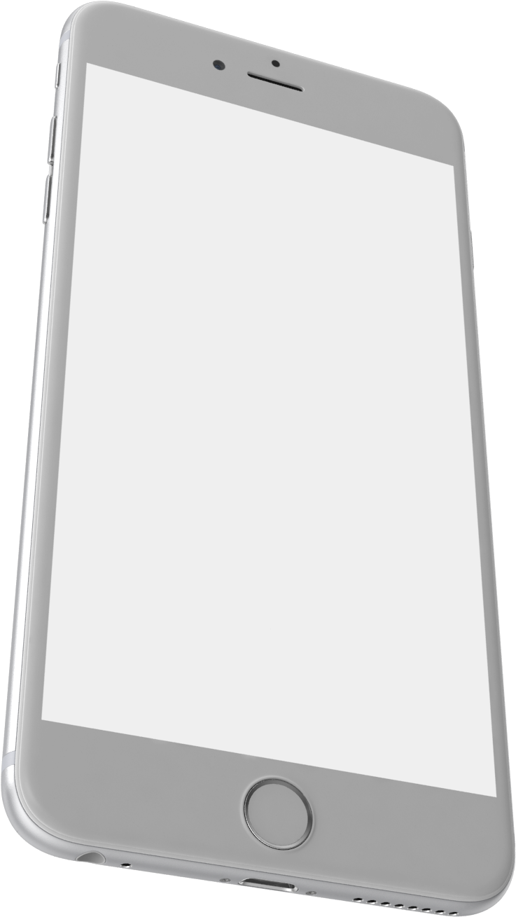 Iphone 6 Plus Silver Png Image - Smartphone (2048x2048), Png Download