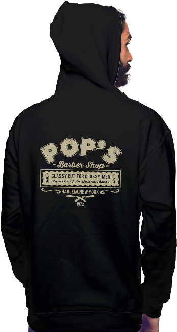 Harlem's Barber Shop - Doomguy Hoodie (650x650), Png Download