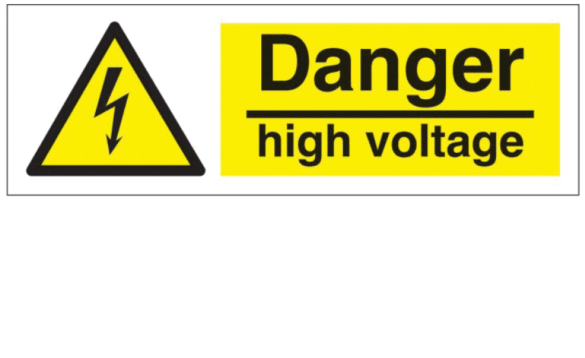 Free Png Download Danger Electric Shock Risk Sign Png - Png High Voltage Sign (850x829), Png Download
