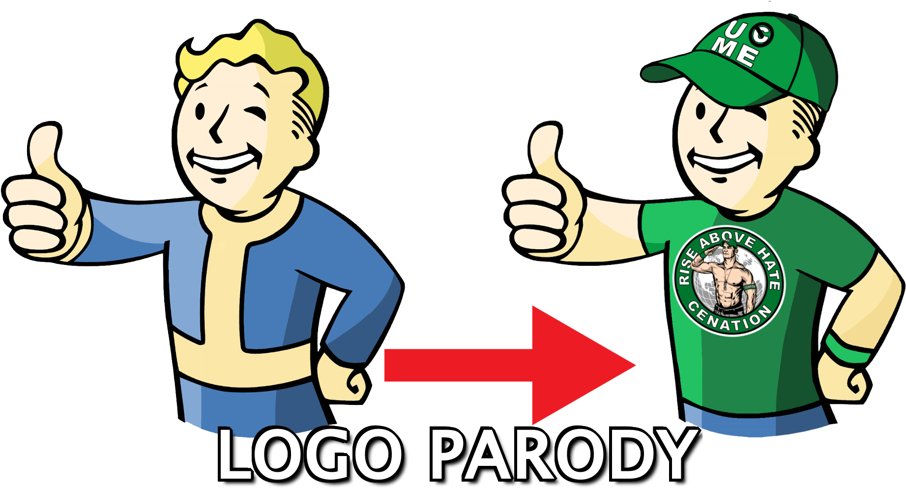 I Will Create A Parody Of Any Logo - Vault Boy (1920x1080), Png Download
