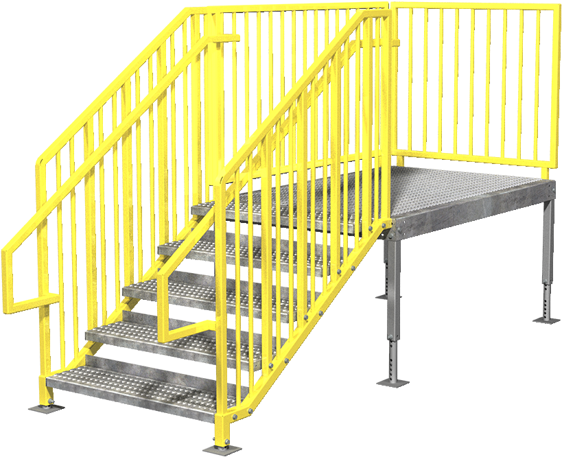 Portable Stairs - Handrail (900x1200), Png Download