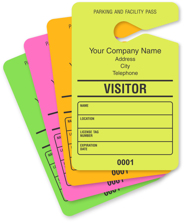 Free Badge Template High Quality Badges Name Tag Templates - Permit Parking Template (800x800), Png Download