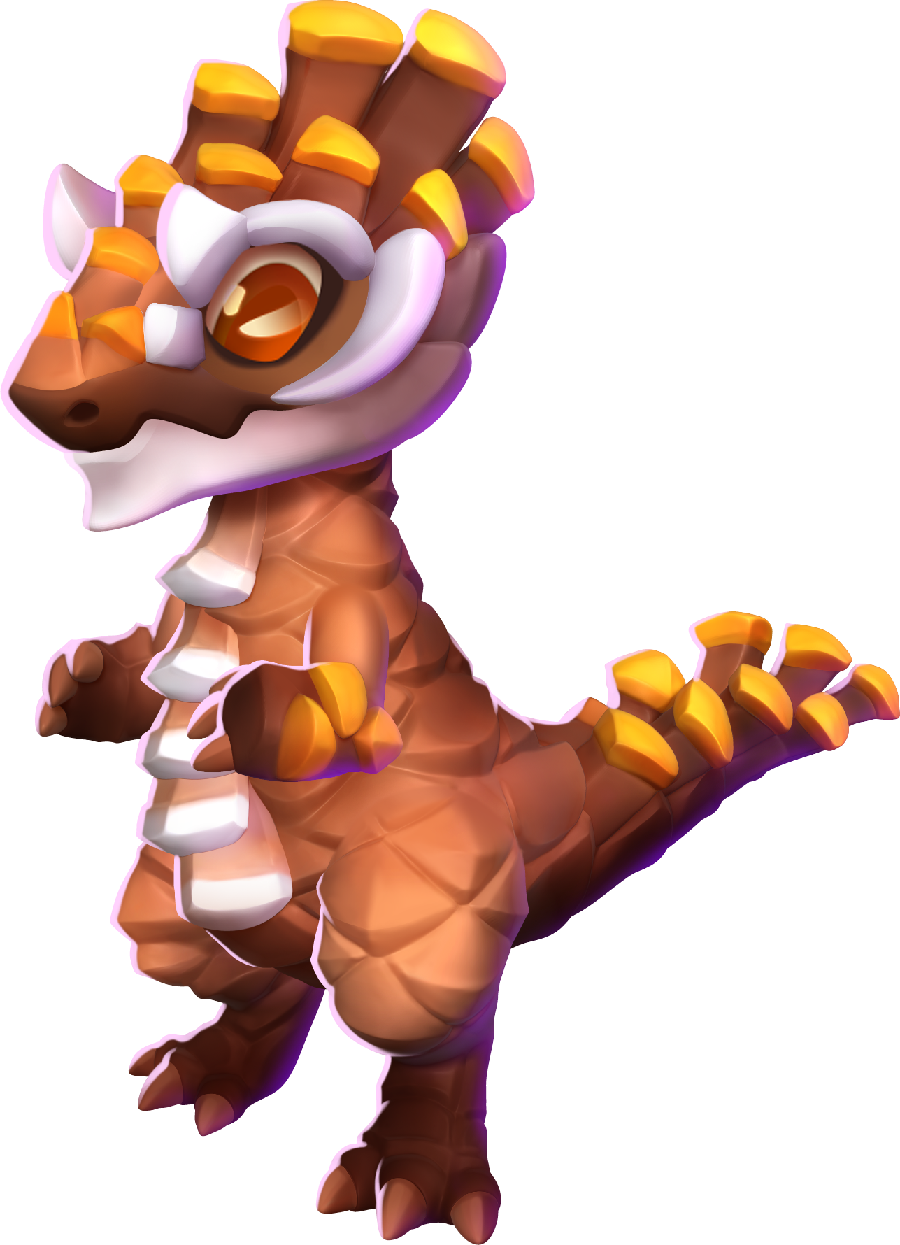Pine Cone Dragon - Cartoon (1287x1780), Png Download