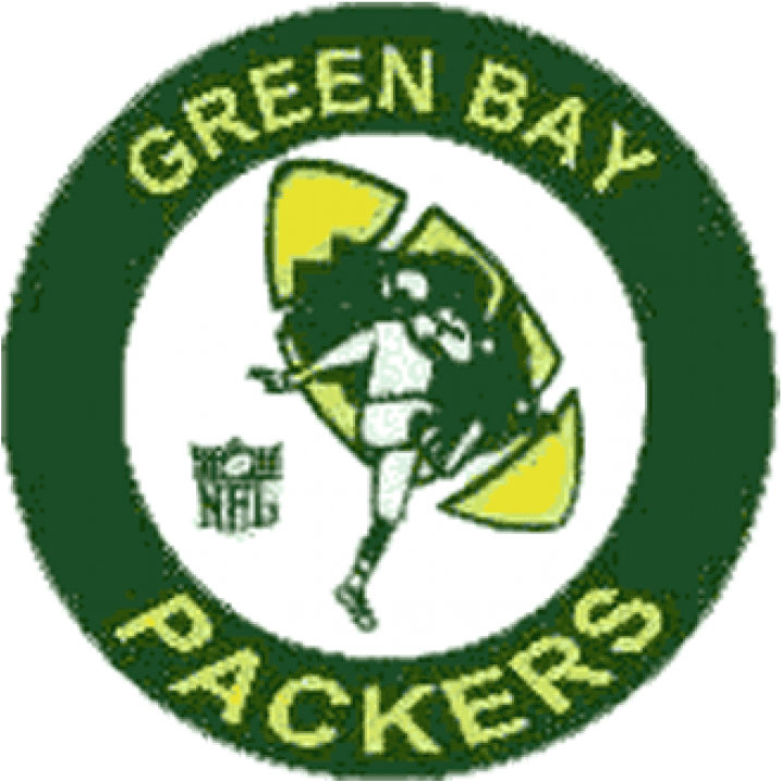 Green Bay Packers Iron On Stickers And Peel-off Decals - 1968 Green Bay Packers Logo (750x930), Png Download