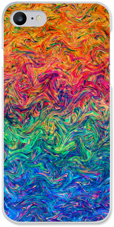 Case Transparente Fluid Colors G249 De Medusa Graphicart - Mobile Phone Case (800x800), Png Download