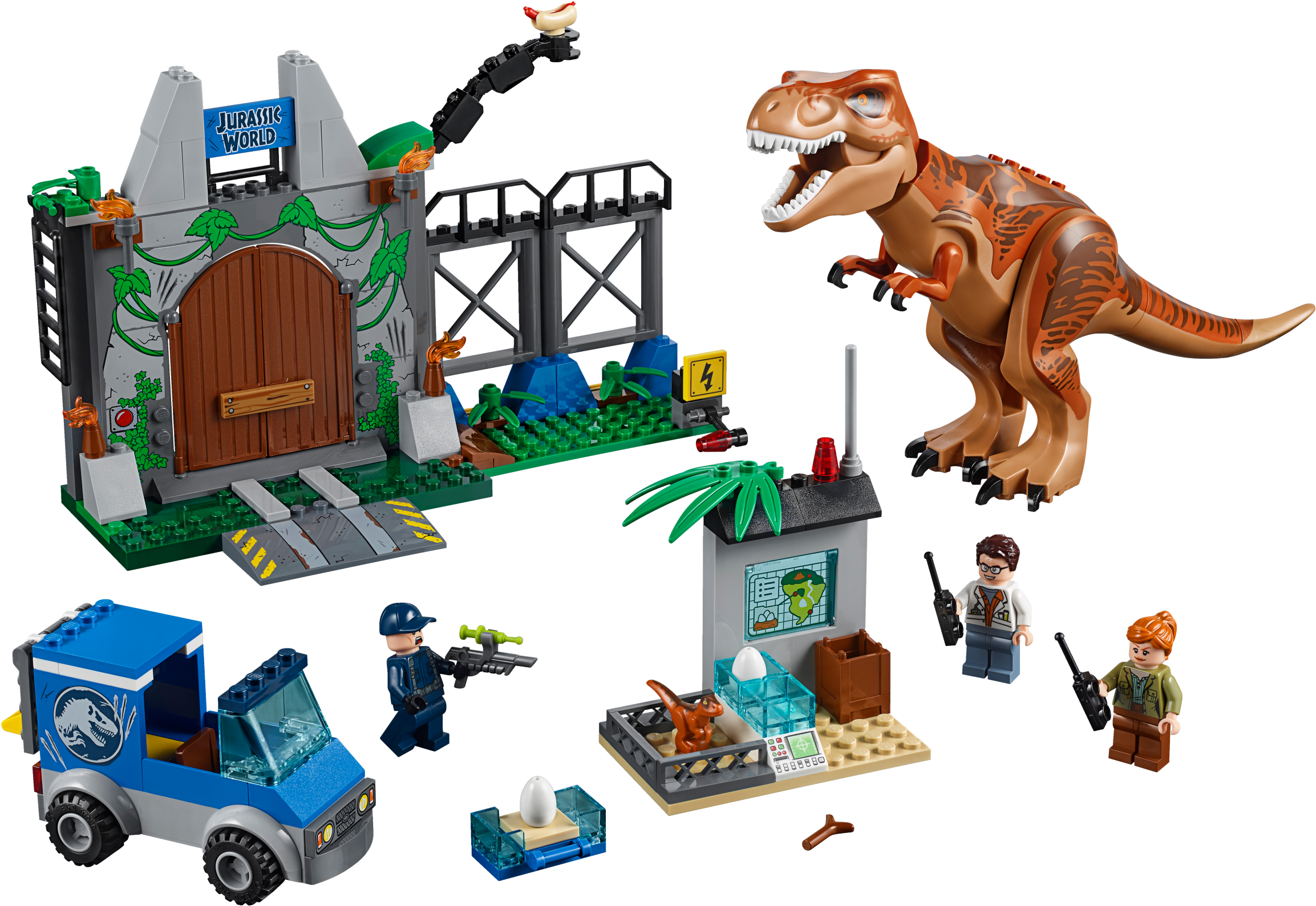 Drawn Tyrannosaurus Rex Lego - Indoraptor Lego Jurassic World (744x419), Png Download