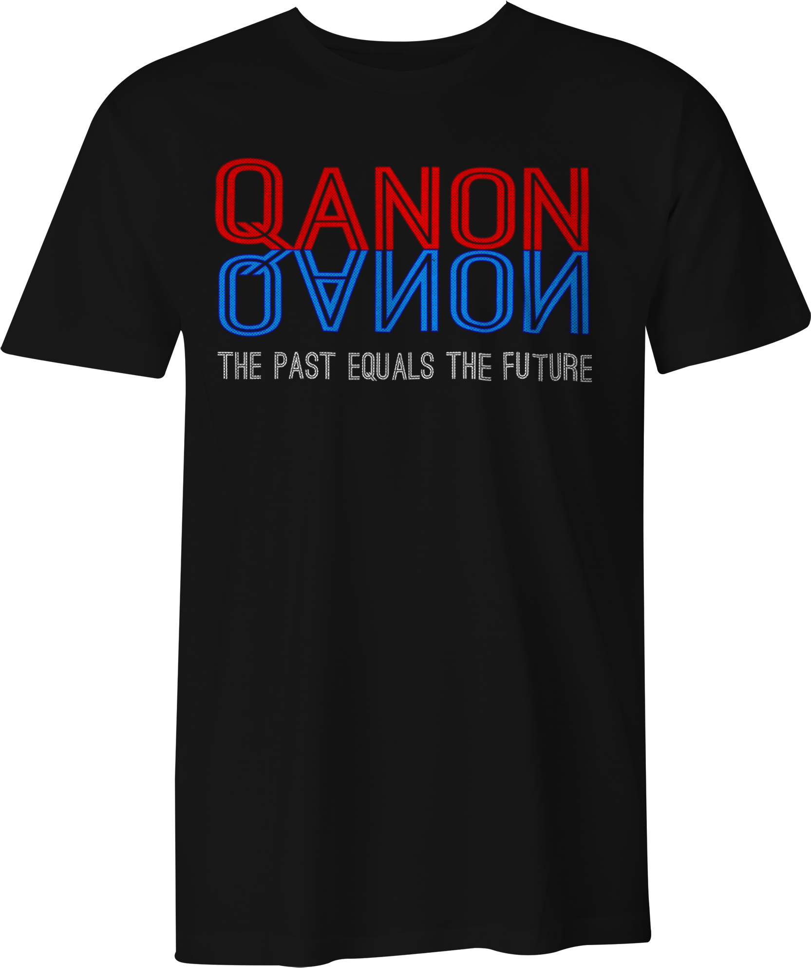 Qanon The Past Equals The Future It's A Mirror Men's - T-shirt (1681x2000), Png Download