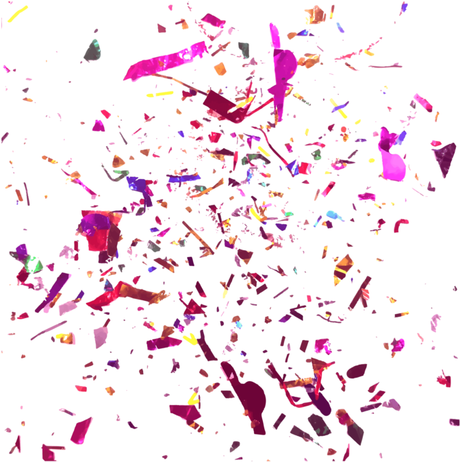 Конфетти Фон Пнг (715x715), Png Download