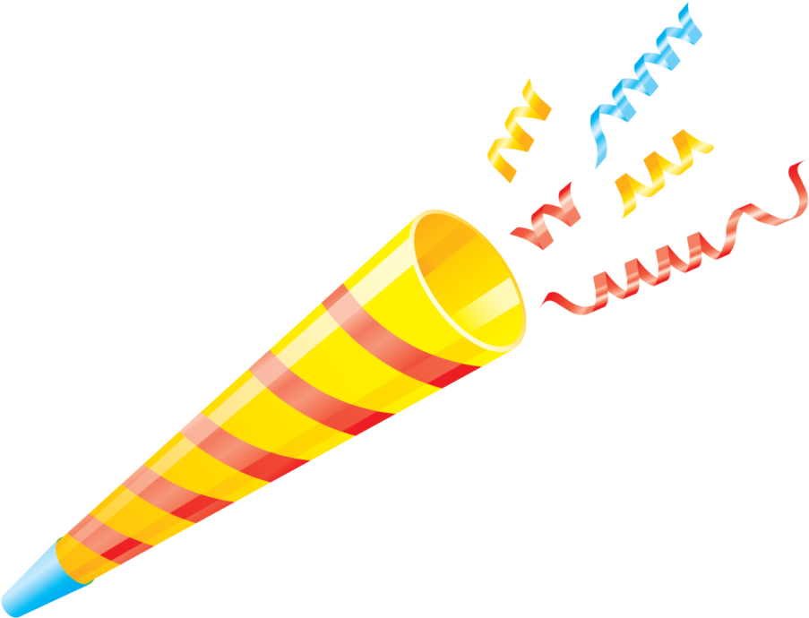 Transparent Background Party Horn Clipart (1024x1024), Png Download