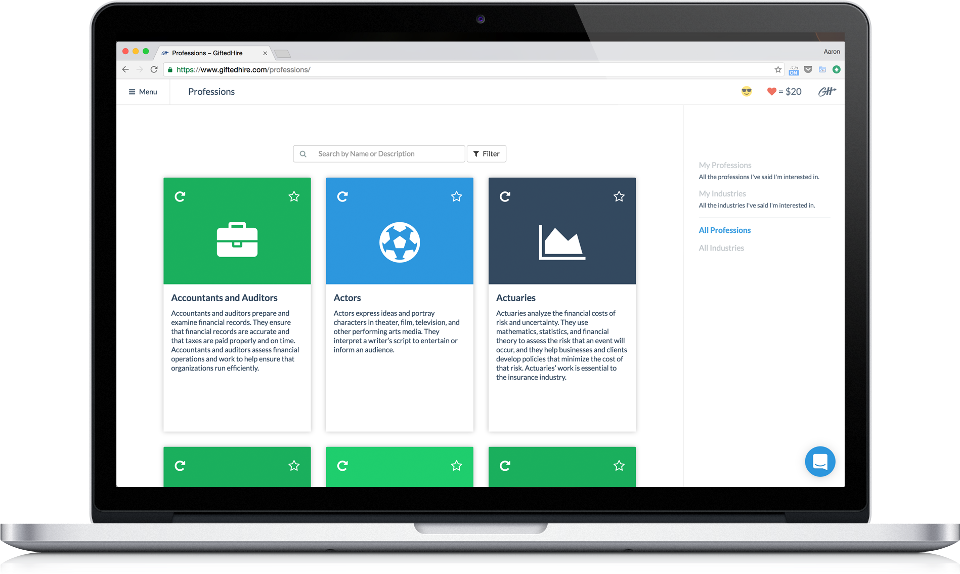 Explore Professions And Industries, And Save Your Favorites - Container Tracking User Dashboard (2500x1500), Png Download
