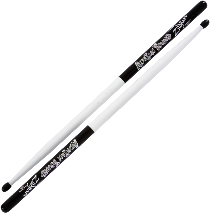 Zildjian Adrian Young Artist Stick Wood Tip Drumsticks - Adrian Young Drum Sticks (800x800), Png Download