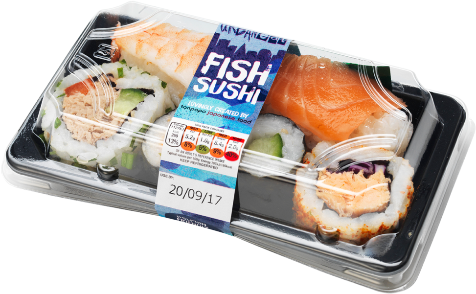Fish Sushi Roll Lunch Box - Sashimi (1024x670), Png Download