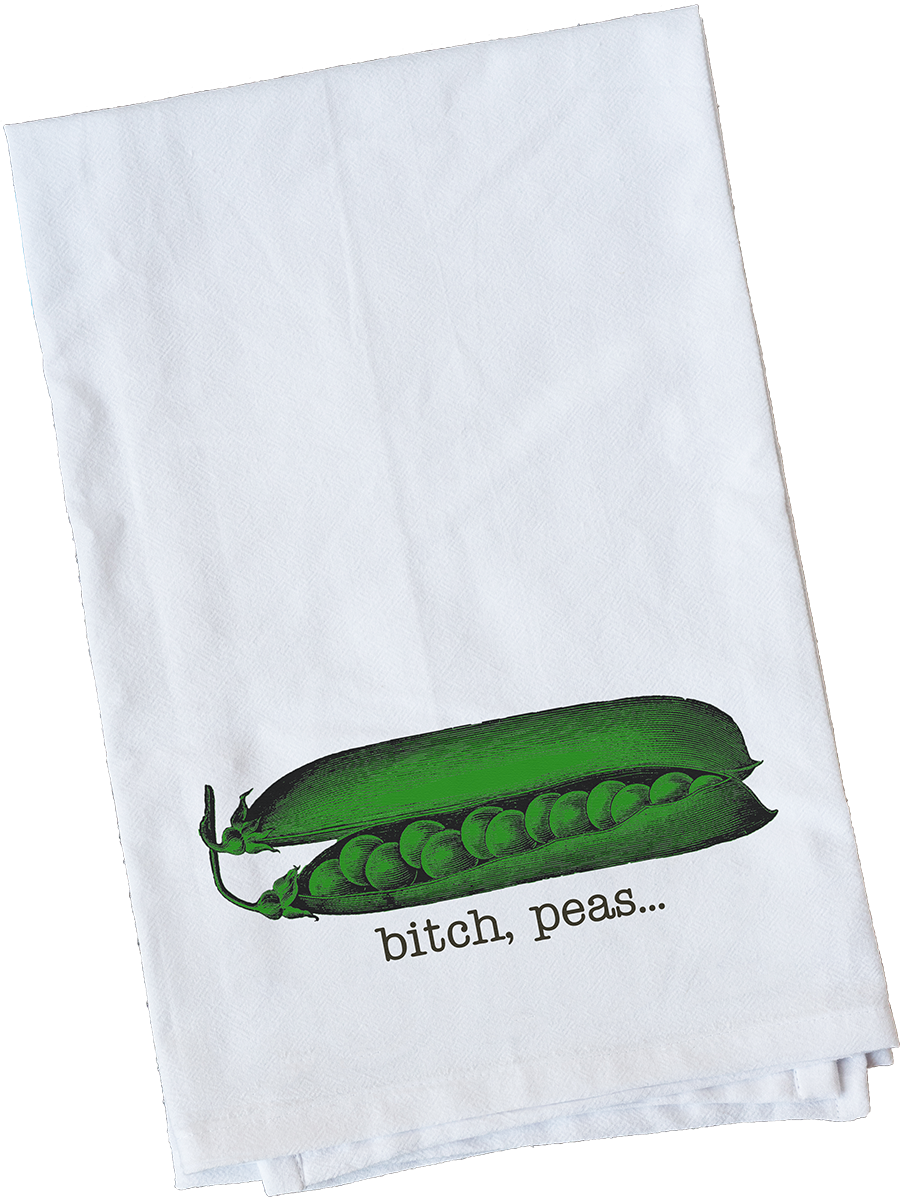 Bitch Peas - Towel (900x1197), Png Download