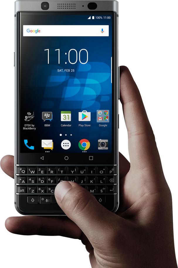 Blackberry Reveals Very Last Smartphone Design - Blackberry Keyone Bbb100 2 (607x912), Png Download
