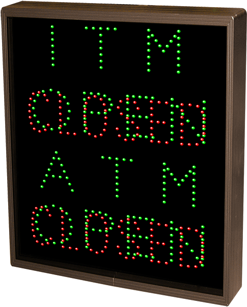 Open - Led Display (500x620), Png Download