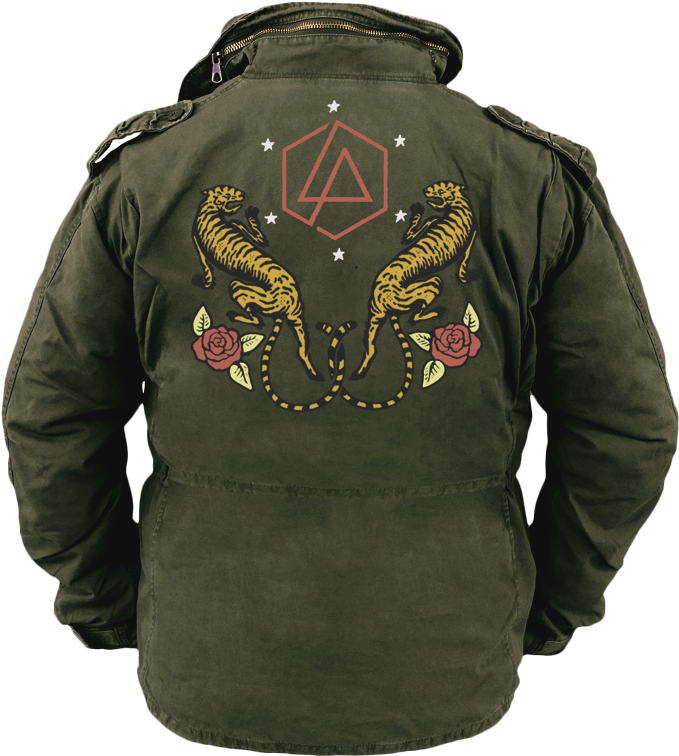 Illustrated Crest Design For Linkin Park - Hoodie (1000x1000), Png Download