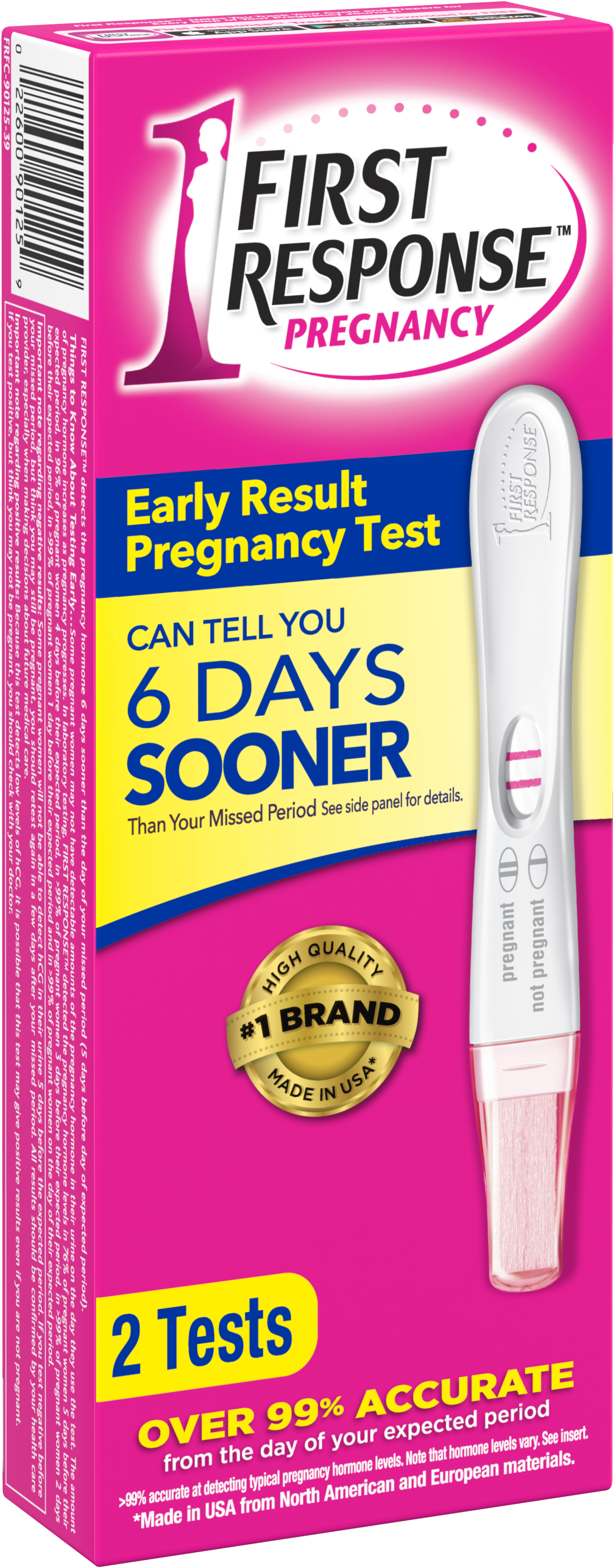 First Response Early Result Pregnancy Test, 2 Pack - First Response Pregnancy Test (3000x3000), Png Download