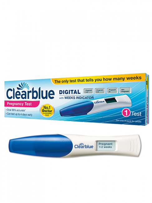 Clearblue Digital Pregnancy Test With Conception Indicator - Tool (488x650), Png Download