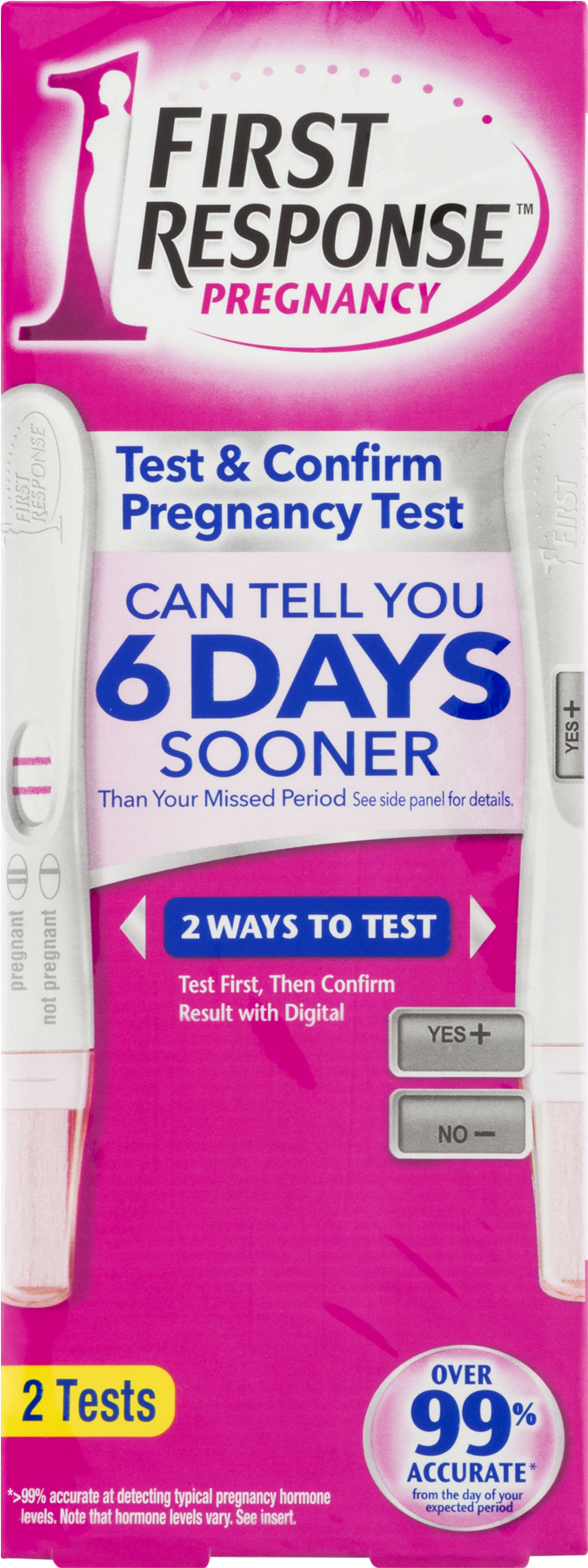 First Response Test & Confirm Pregnancy Test - Oral Hygiene (1800x1800), Png Download