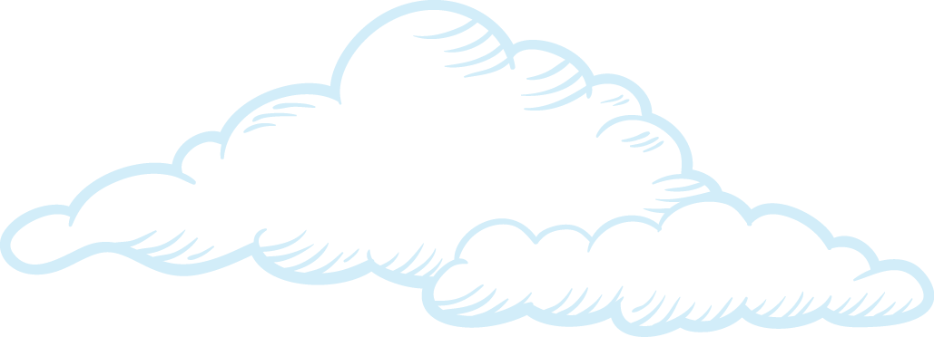 Outline Cloud - Illustration (1029x372), Png Download