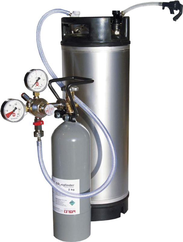 Pressure-keg Set Complete With New Soda Keg - Soda Keg (800x799), Png Download