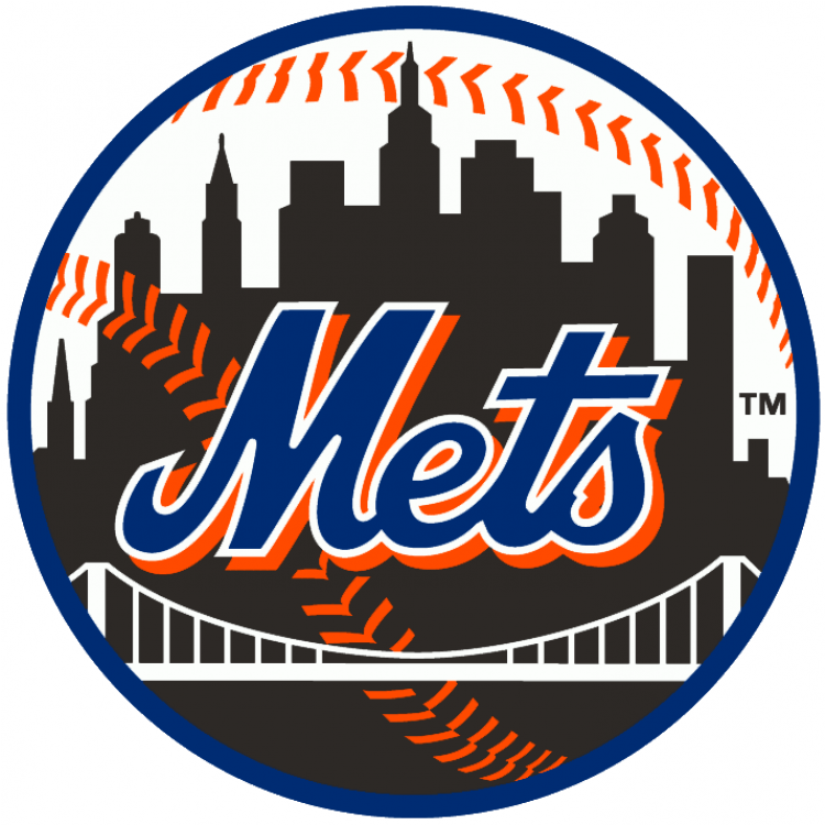 New York Mets Logos Iron On Stickers And Peel-off Decals - New York Mets Black Logo (750x930), Png Download
