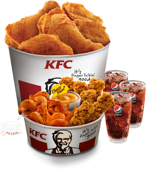 Harga Kfc Bucket Berganda - Kfc (640x640), Png Download