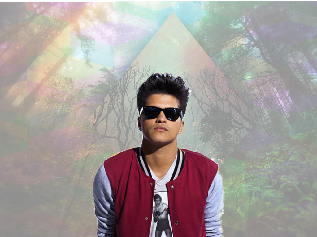 Myedit Image - Bruno Mars 2014 (1024x768), Png Download