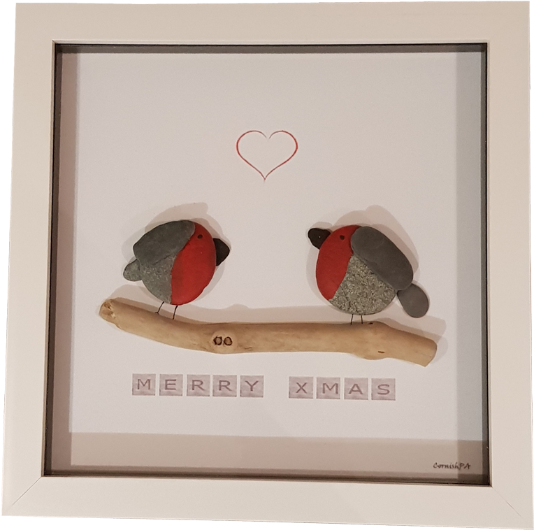 Driftwood Robins - Picture Frame (800x799), Png Download