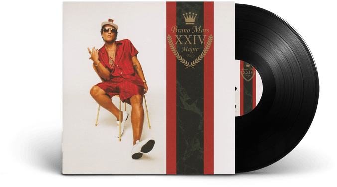 Bruno Mars 24k Album (760x539), Png Download