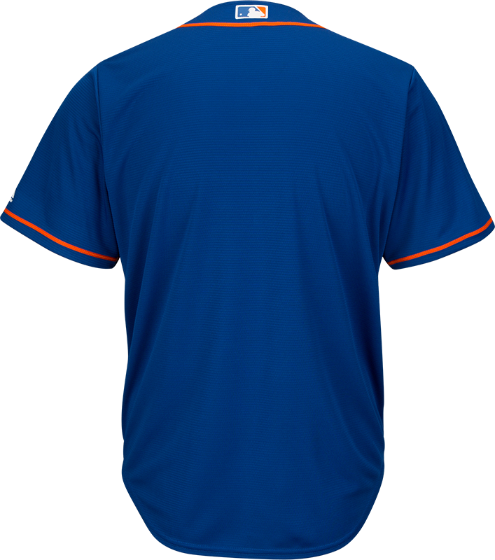 Mlb New York Mets Cool Base® Majestic Replica Jersey - Polo Turquesa Con Negro Deportivo (707x800), Png Download