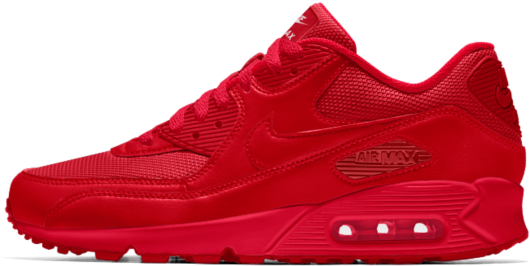 640 X 640 13 - Nike Air Max 90 Red (640x640), Png Download