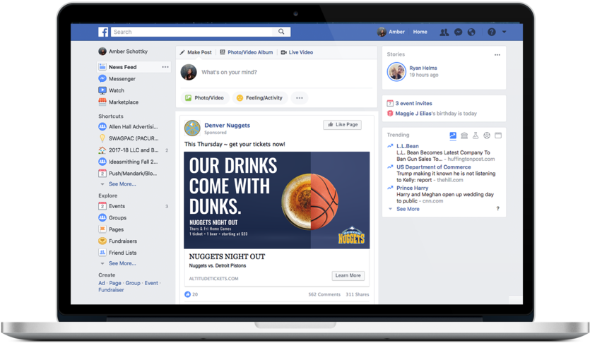 Nno Social Fb Desktop3 - Project Service Automation Dynamics 365 (1000x615), Png Download
