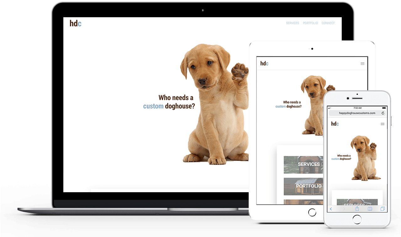 The “portfolio” Page Shows A Collage Of Custom Creations - Labrador Retriever (1700x786), Png Download