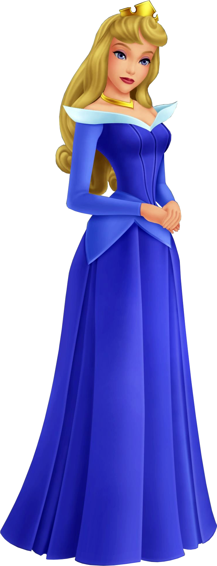 Aurora Sleeping Beauty Blue Dress (749x1952), Png Download
