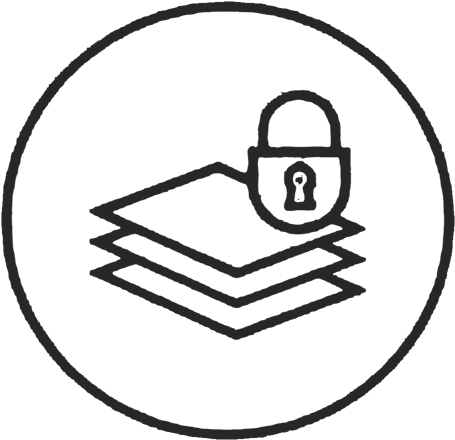 Cloak Apps Also Offers Cloak Encrypt , Cloak Box (secure - Line Art (850x482), Png Download