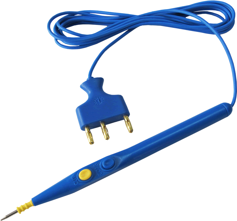 Lápiz Desechable Para Electrobisturí - Lapiz De Electrocauterio Funcion (991x1024), Png Download