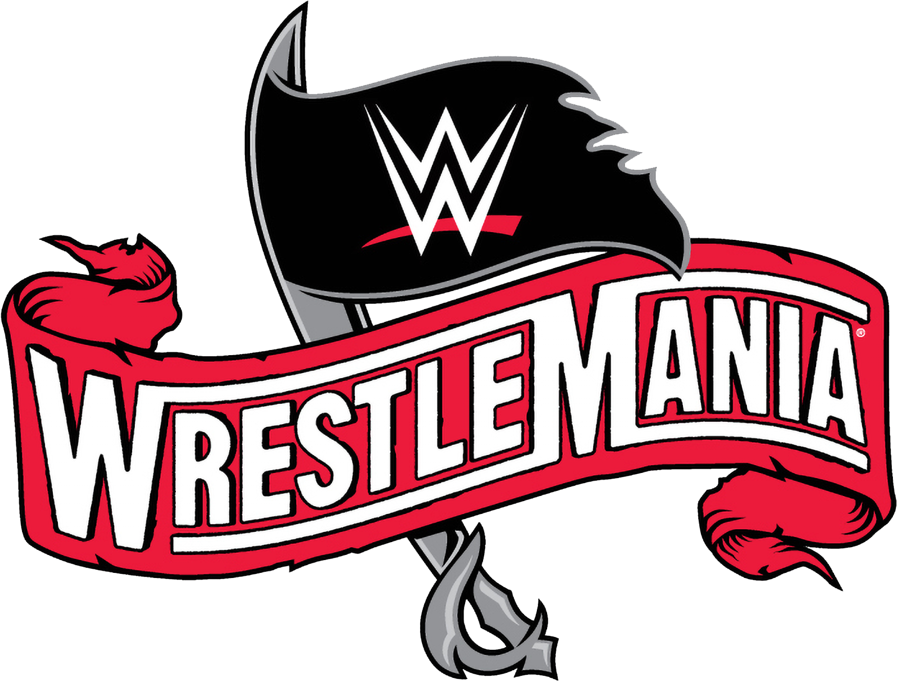 Better Look At The Wrestlemania 36 Logo (1755x1335), Png Download