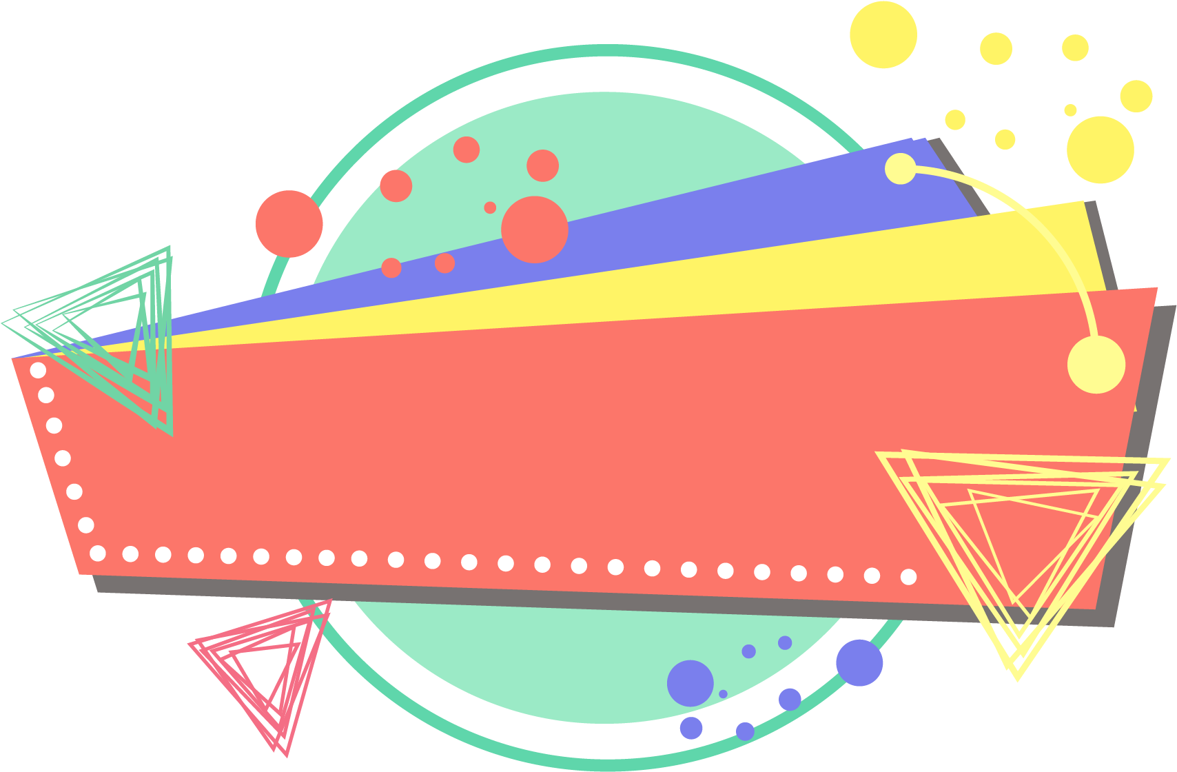 Download Fresco Estilo De Memphis Decoracao Comercio Outdoor Full Size Png Image Pngkit