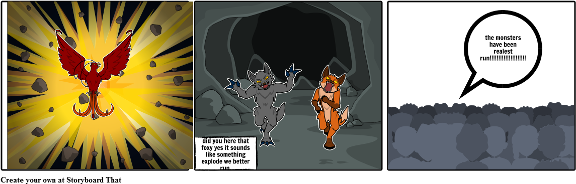 Monsters - Storyboard Attack From Mars (1164x385), Png Download