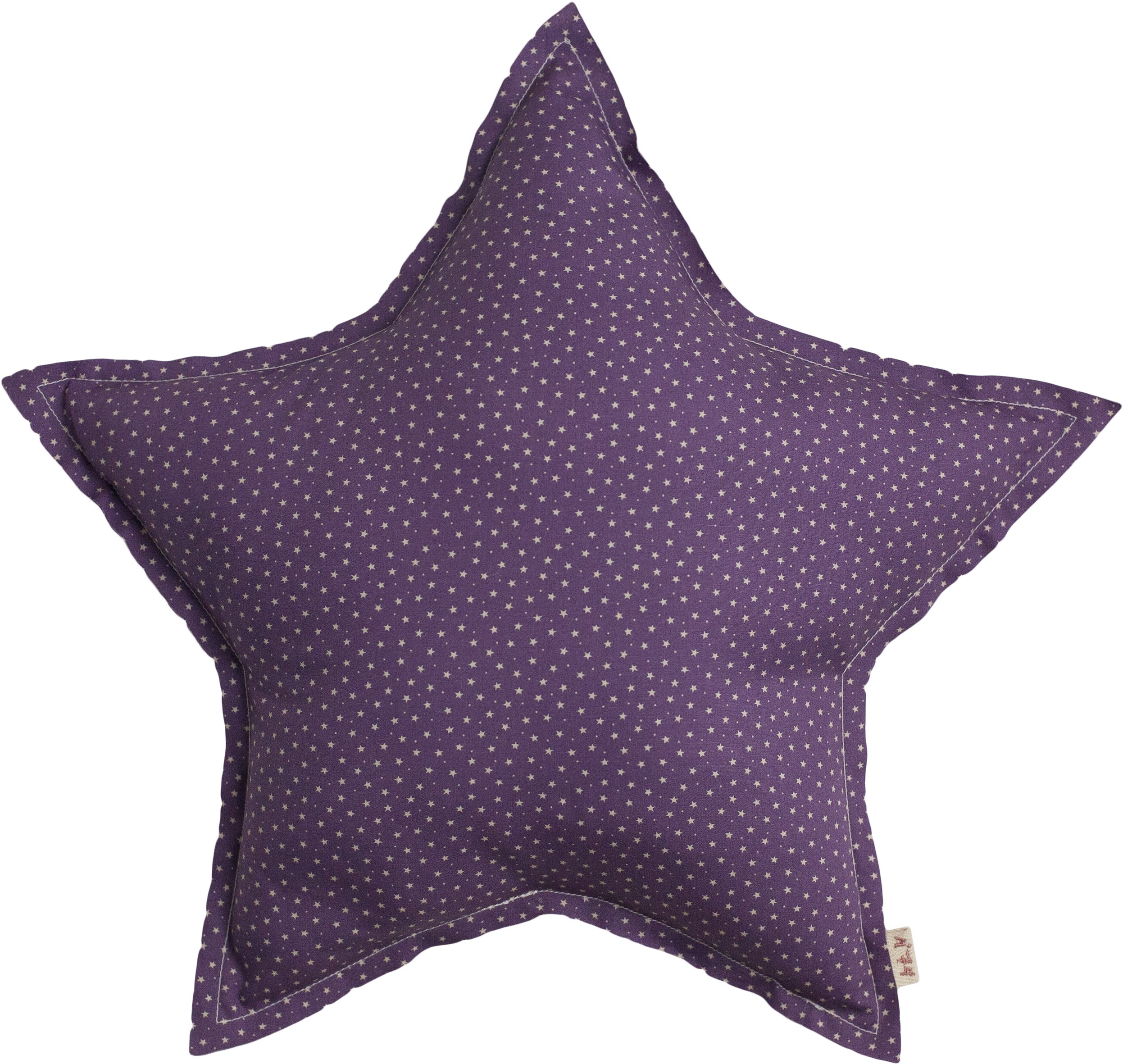 Violet Star Medium Star Cushion Numero - Polka Dot (2835x2835), Png Download
