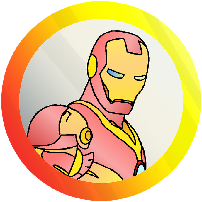 Iron Man Clipart Npg - Sketsa Iron Man (720x720), Png Download