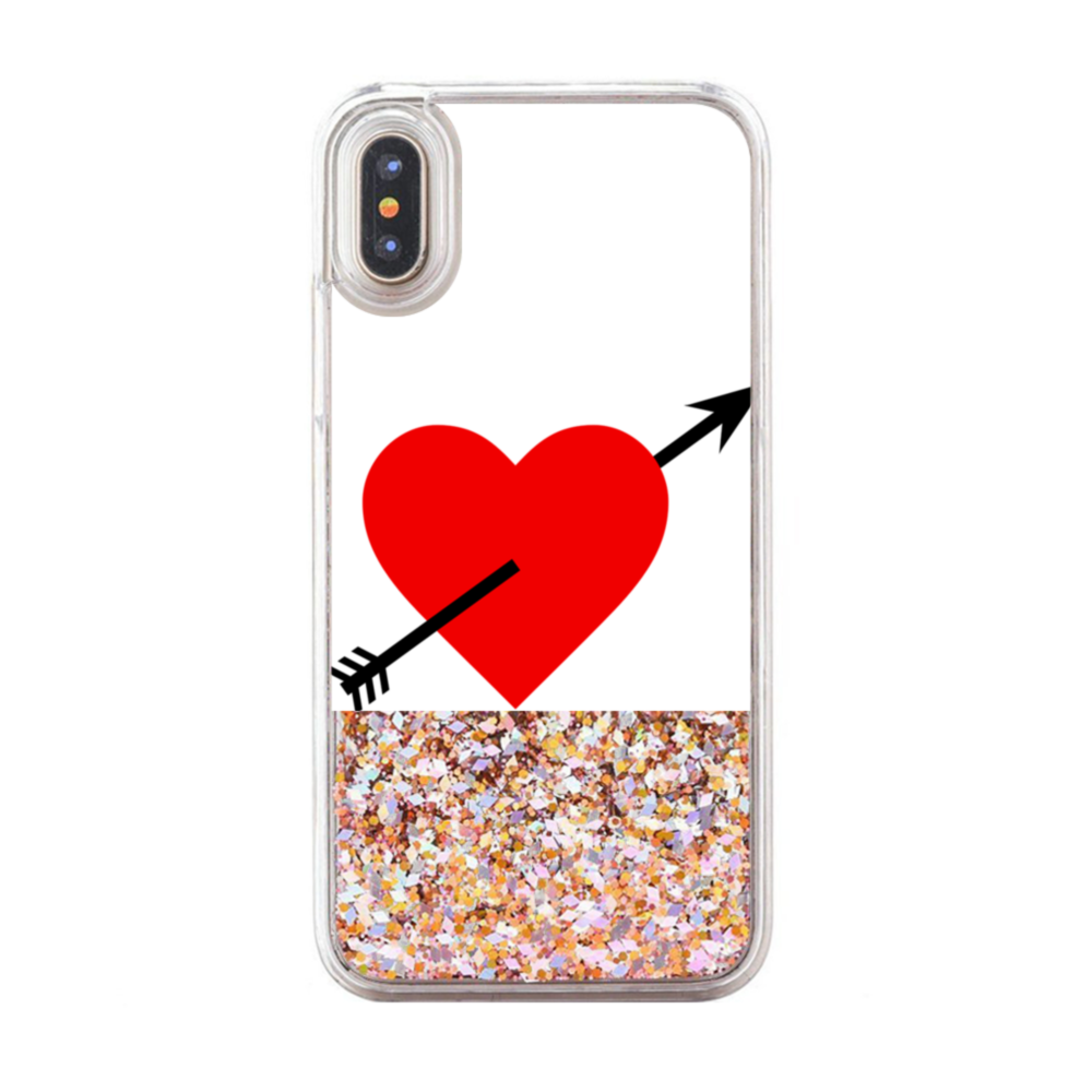 Cupid's Arrow Iphone X Gold Glitter Case - Iphone Xr Maske Louis Vuitton Case (1000x1000), Png Download