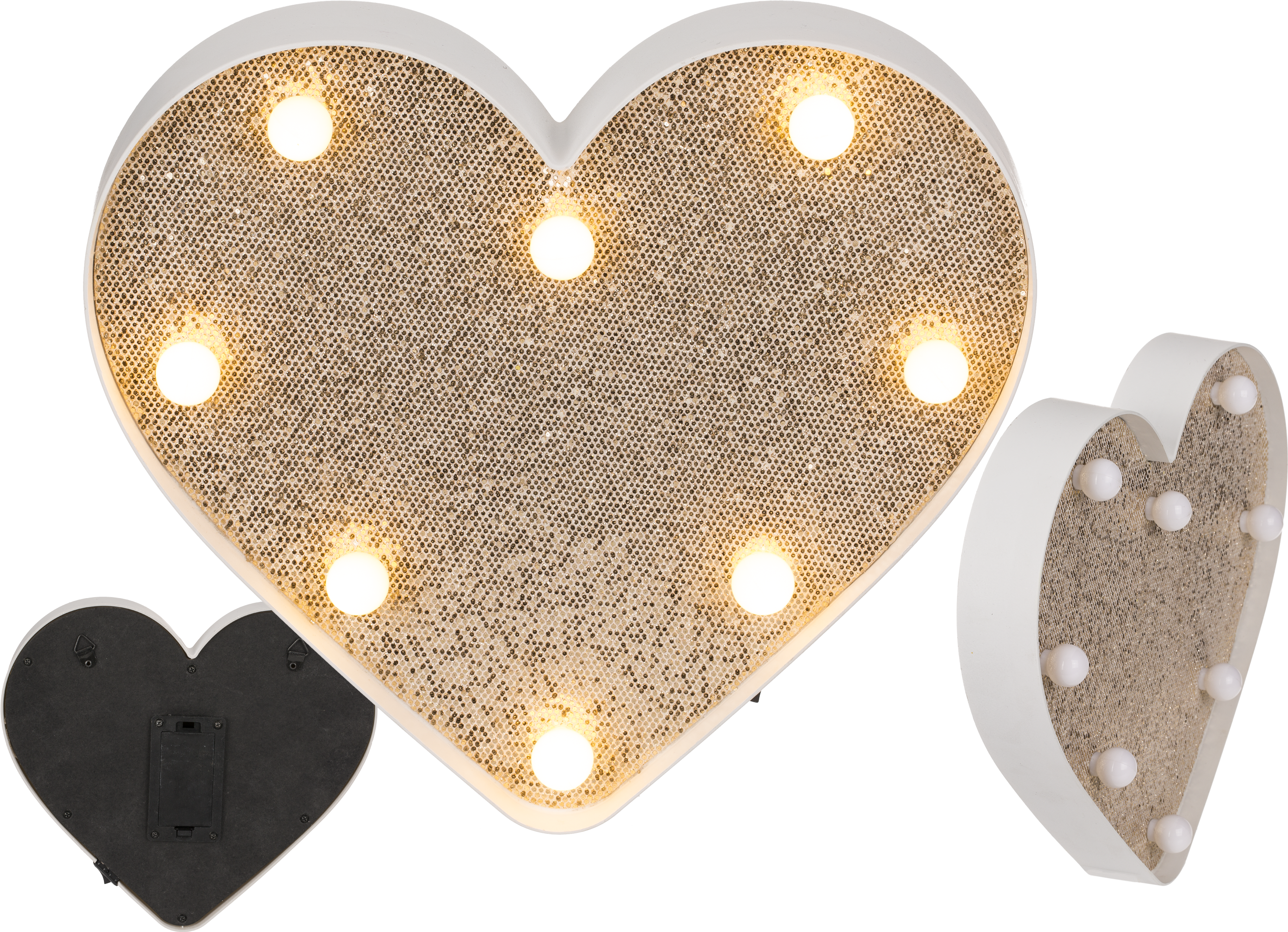 Illuminated Plastic Heart - Heart (2835x2126), Png Download