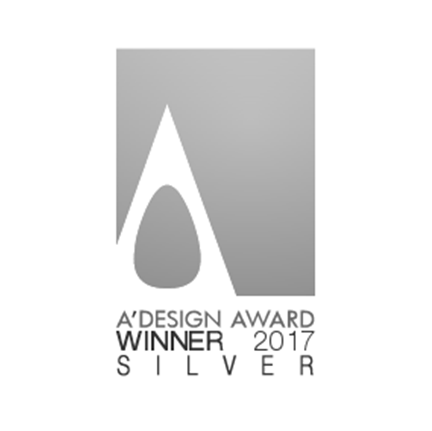 Design Award Logo Winner 2017 Silver (1063x1063), Png Download
