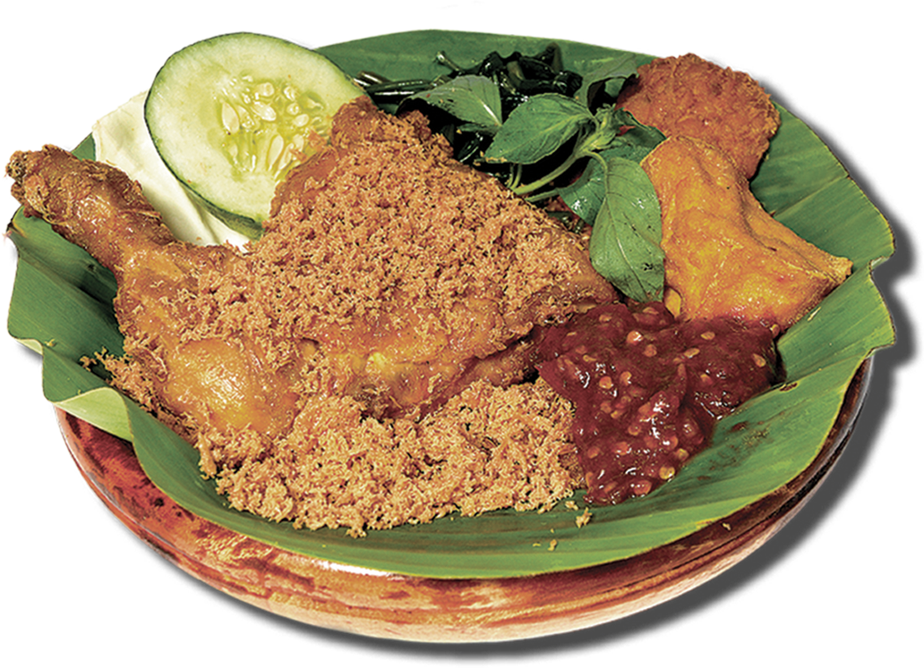 Ayam Penyet Ria Miri (1032x747), Png Download