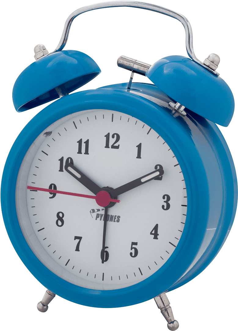 Alarm Clock Png - Blue Clock Png Transparent (1020x1120), Png Download